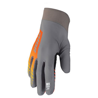 Thor Agile Analog Gloves - Charcoal/Orange