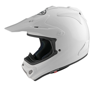 Arai MX-V EVO FIM Racing Off-Road Full Face Motorcycle Helmet - White