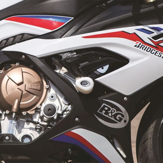 R&G CRASH PROTECTORS -AERO BMW S1000RR '19- White (RACE)