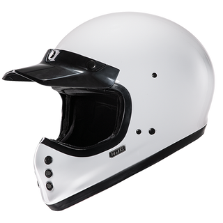 HJC V60 Solid Helmet - White