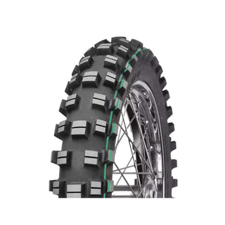 Mitas XT754 120/90-18 Super Light 65M TT Green Stripe Rear Tyre