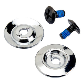 Biltwell Gringo S Lane Splitter Hardware Kit - Black Screw/Chrome Baseplate