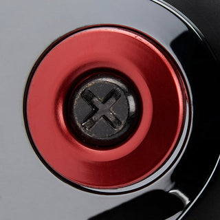 Biltwell Gringo S Lane Splitter Hardware Kit - Black Screw/Red Baseplate