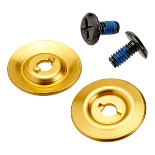 Biltwell Gringo S Lane Splitter Hardware Kit - Black Screw/Gold Baseplate