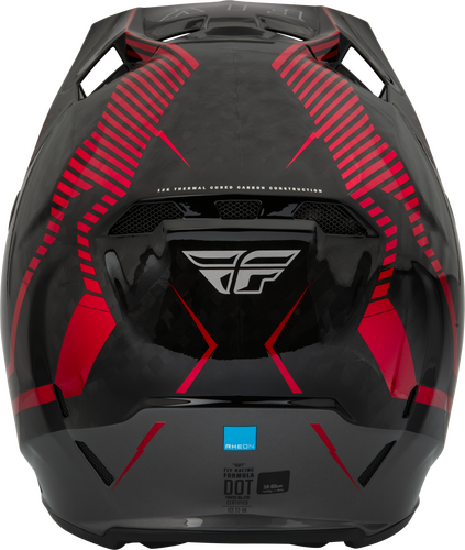 Fly Racing Formula Carbon Tracer Helmet - Red Black