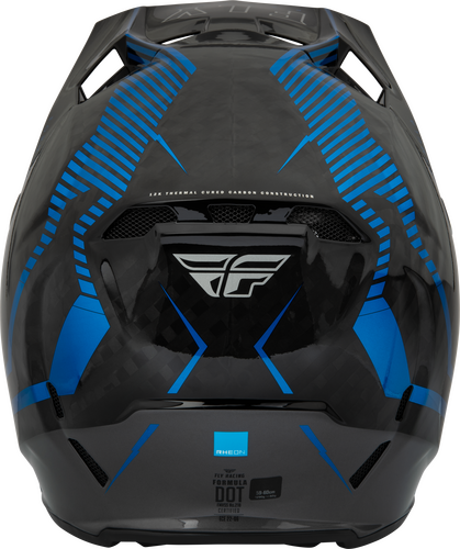 Fly Racing Youth Formula Carbon Tracer Helmet - Blue Black