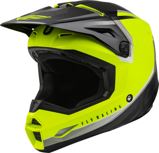 Fly Racing Youth Kinetic Vision Helmet - Hi-Vis/Black