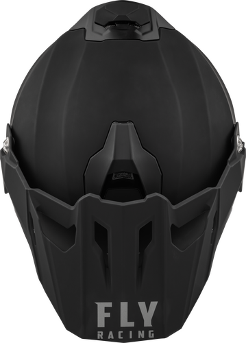 Fly Racing Trekker Solid Helmet - Matt Black