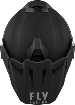 Fly Racing Trekker Solid Helmet - Matt Black