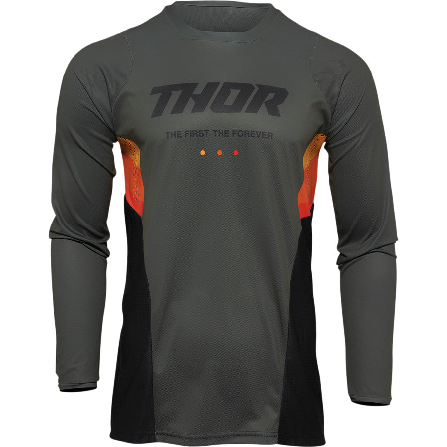 Thor Pulse React Jersey - Army/Black