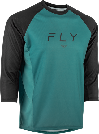 Fly Racing 2024 RIPA 3/4 Sleeve Jersey - Evergreen black