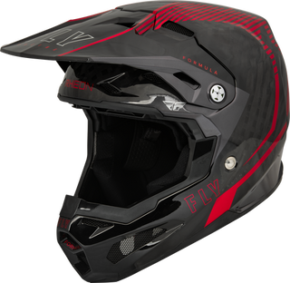 Fly Racing Youth Formula Carbon Tracer Helmet - Red Black