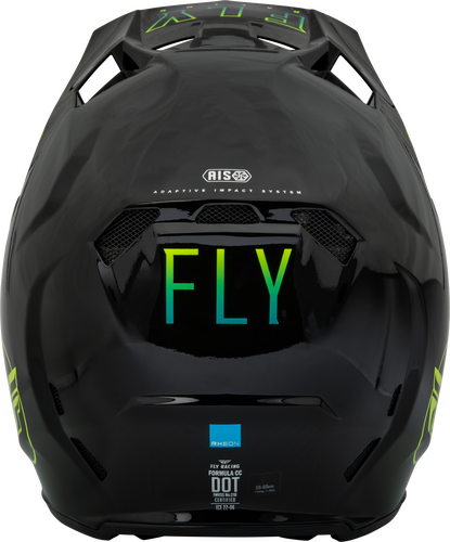 Fly Racing Youth Formula CC Centrum Helmet - Black Blue Hi-Vis