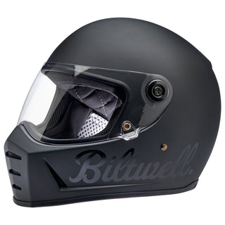 Biltwell Lane Splitter ECE Helmet - Factory Flat Black
