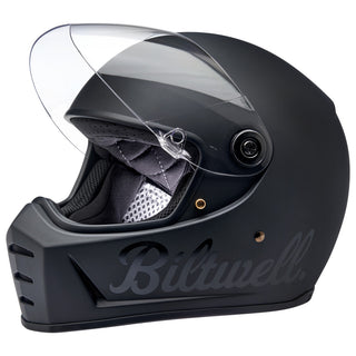 Biltwell Lane Splitter ECE Helmet - Factory Flat Black