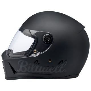 Biltwell Lane Splitter ECE Helmet - Factory Flat Black