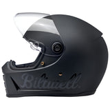 Biltwell Lane Splitter ECE Helmet - Factory Flat Black