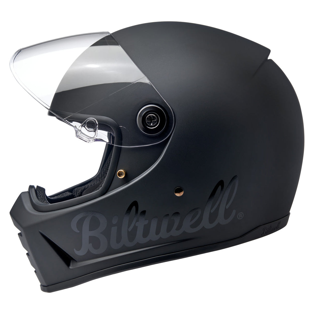 Biltwell Lane Splitter ECE Helmet - Factory Flat Black