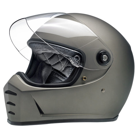 Biltwell Lane Splitter Ece Helmet - Matt Flat Titanium