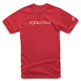 Alpinestars Wordmark Tee - Red/White