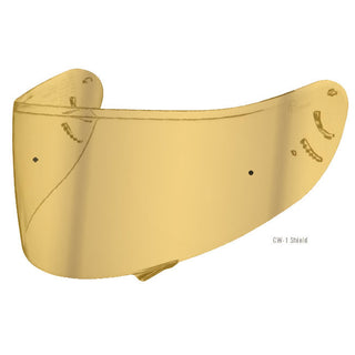 Shoei CW-1 Iridium Visor Fits X-Tweleve, XR1000 - Spectra Gold