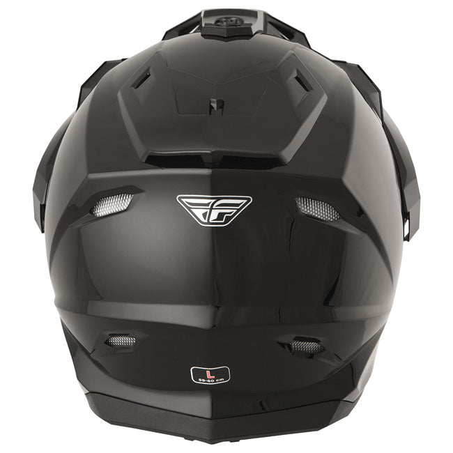 Fly Racing Trekker V2 Motorcycle Helmet - Black