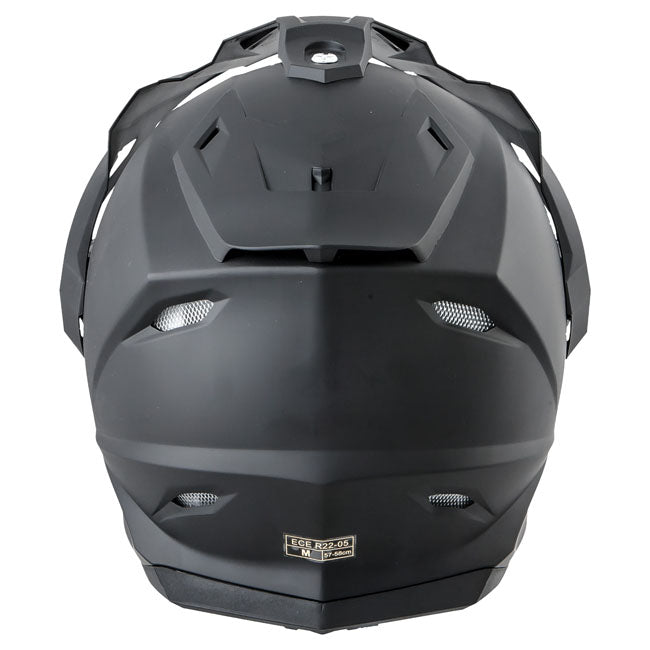 Fly Racing Trekker V2 Motorcycle Helmet - Matte Black