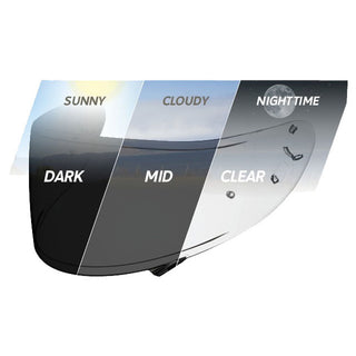 Shoei CWR-1 Visor Fits NXR | RYD | X-SPIRIT III - Transitions Photochromatic - MotoHeaven