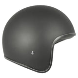 M2R 225 No Studs Open Face Motorcycle Helmet - Vice Matt Black