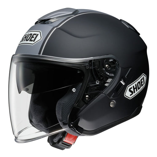 Shoei J-Cruise TC-10 Corso Open Face Helmet - Matt Black - MotoHeaven
