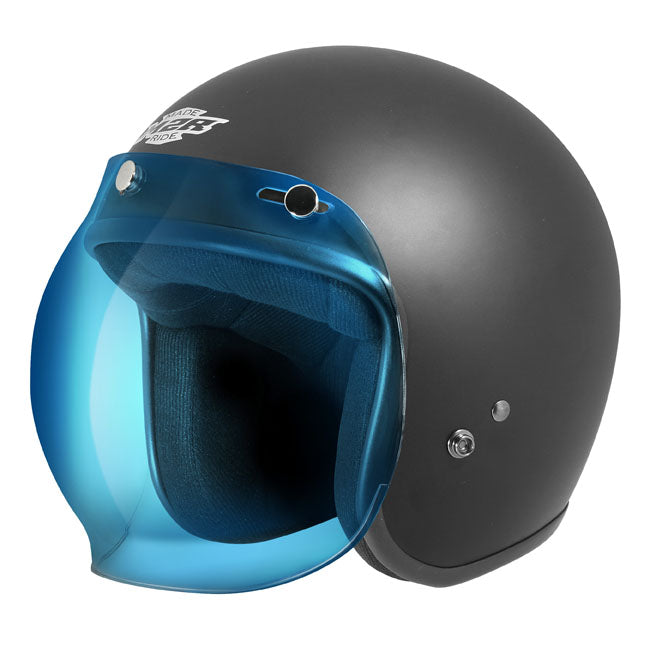 M2R Bubble Visor For B2 Motorcycle Helmet - Blue
