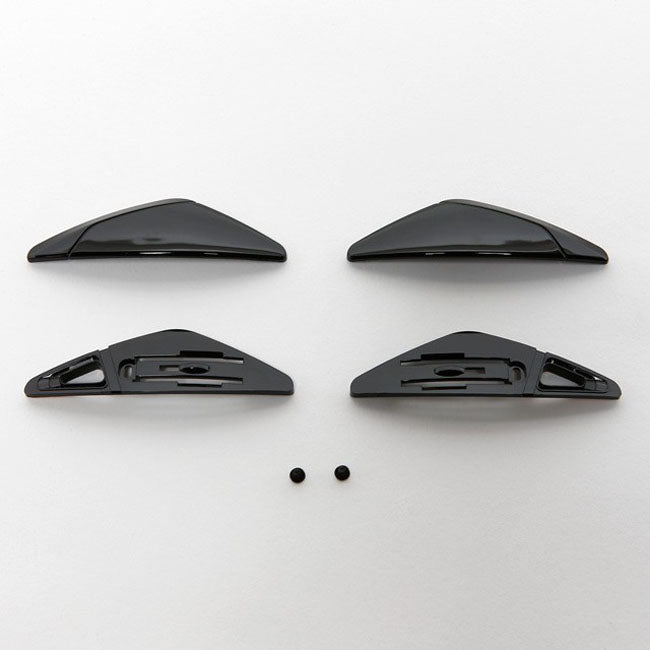 Shoei NXR Upper Air Intake Vents (Sides) - Matt Black