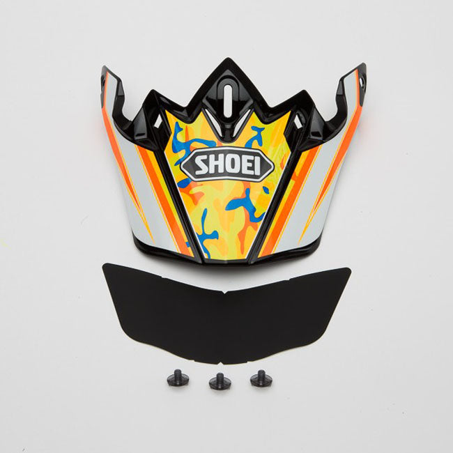 Shoei VFX-W Turmoil TC-8  Replacement Helmet Visor - Orange
