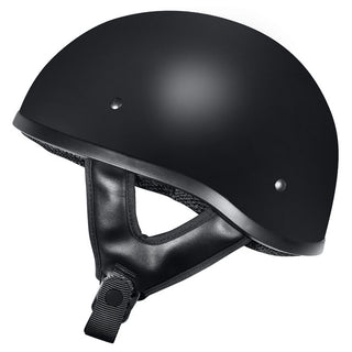 M2R Rebel Shorty Open Face Motorcycle Helmet - Semi Flat Black