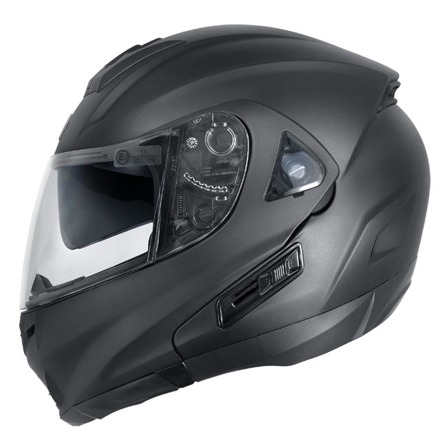 Dririder Compass TA903 Motorcycle Full Face Helmet - Matte Black