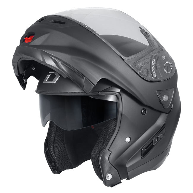 Dririder Compass TA903 Motorcycle Full Face Helmet - Matte Black