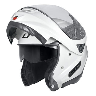 Dririder Compass TA903 Motorcycle Full Face Helmet - White