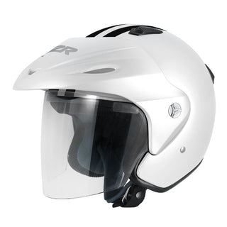 M2R 290 Urban PC-6 Open Face Motorcycle Helmet - White