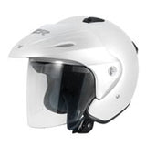 M2R 290 Open Face Motorcycle Helmet - White