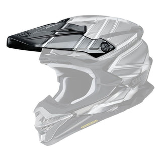 Shoei VFX-WR V-470  Glaive TC-5 Helmet Peak