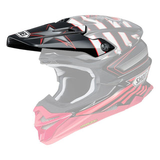 Shoei VFX-WR V-470  Grant 3 TC-2 Helmet Peak