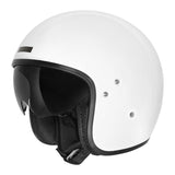 Dririder Highway Motorcycle Open Face Helmet -  White