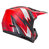 M2R Youth Thunder PC-1F Motorcycle Youth Helmet - Red