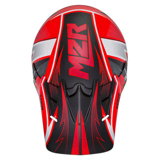 M2R Youth Thunder PC-1F Motorcycle Youth Helmet - Red