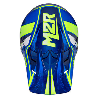 M2R Youth Thunder PC-2 Motorcycle Youth Helmet - Blue