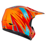 M2R Youth Thunder PC-8 Motorcycle Youth Helmet - Orange
