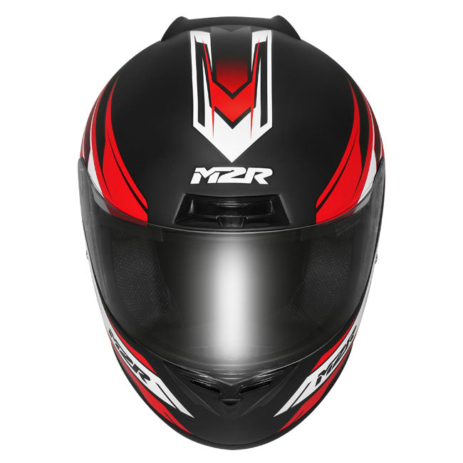 M2R M1 Chase PC-1F Motorcycle Helmet - Red