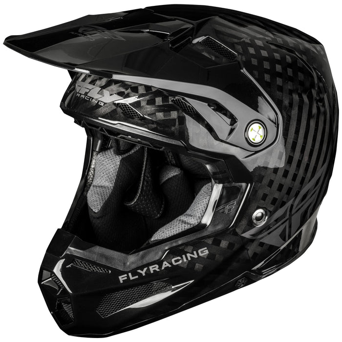 Fly Racing Formula Carbon Motorcycle Helmet - Black Carbon