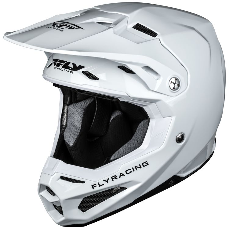 Fly Racing Formula Carbon Motorcycle Helmet - White