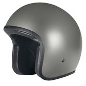 M2R 225 No Studs Open Face Motorcycle Helmet - Vice Titanium